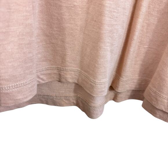 Free People As If Crochet Floral Short Sleeve Embroidered Lightweight Blouse L - Picture 8 of 12